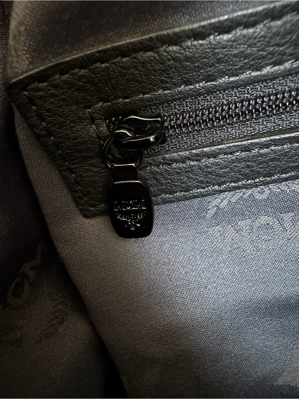 MCM XL Monogram Tote Bag Brown Black Cognac Oversized Travel Bag Luxury Designer